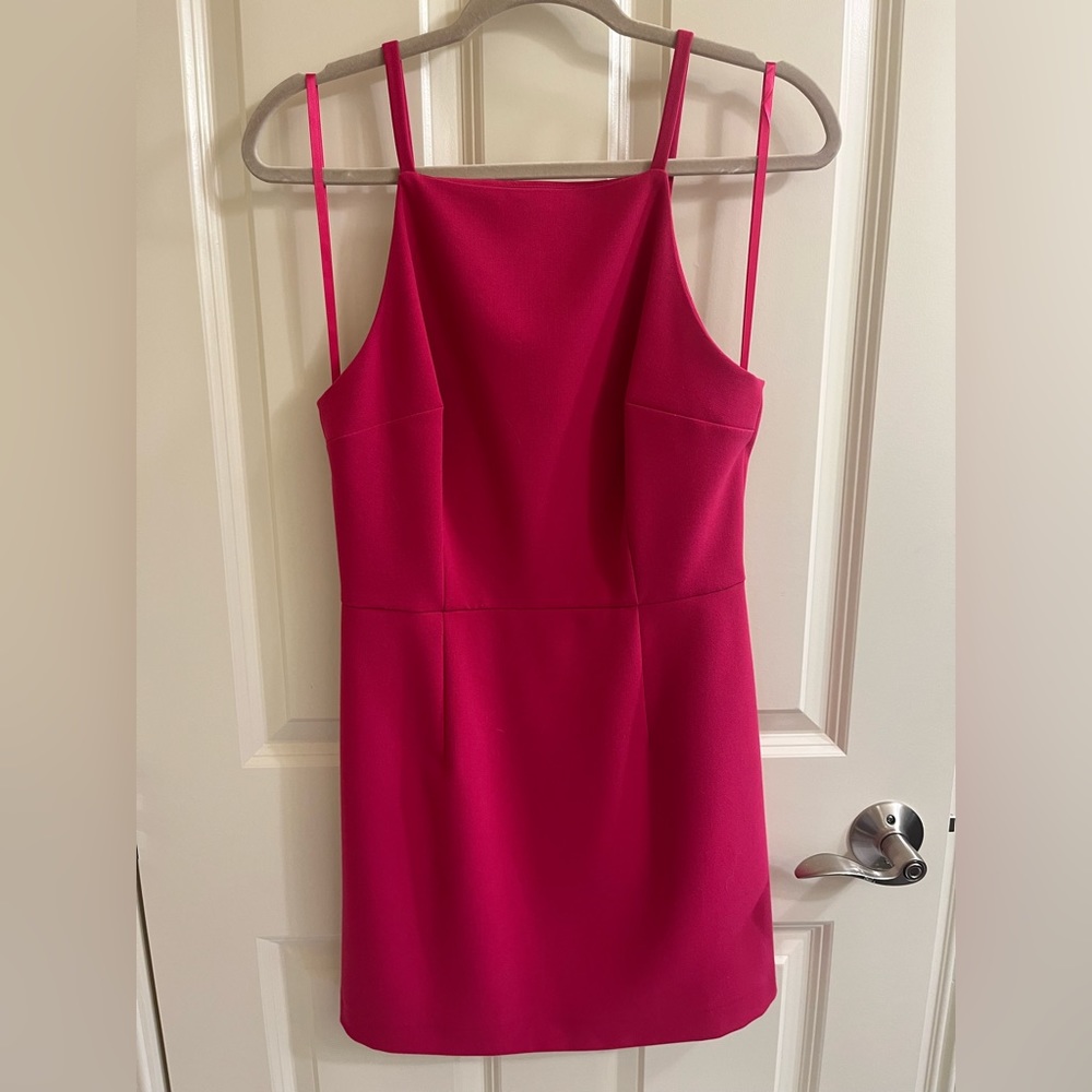 French Connection Whisper Square Neck Strappy Dress